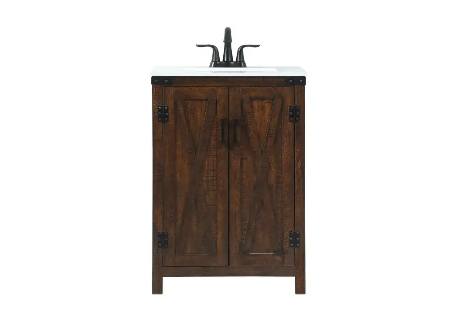 Grant 24" Single Bathroom Vanity in Espresso