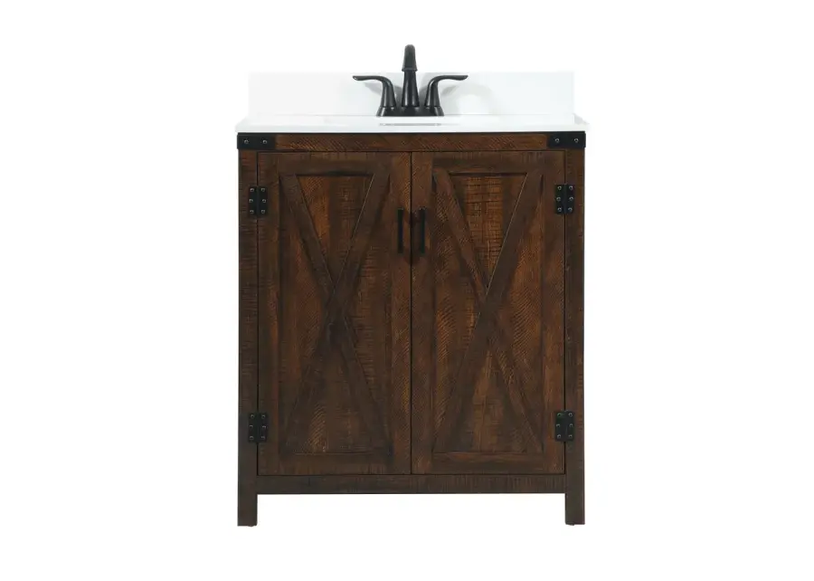 Grant 30" Single Bathroom Vanity in Espresso