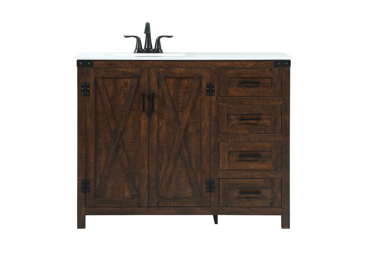 Grant Single Bathroom Vanity in expresso