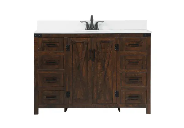 Grant 48" Single Bathroom Vanity in Espresso