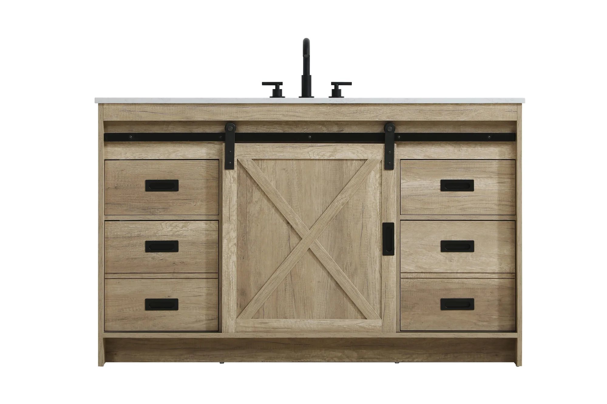 Austin Bathroom Vanity in Natural Oak