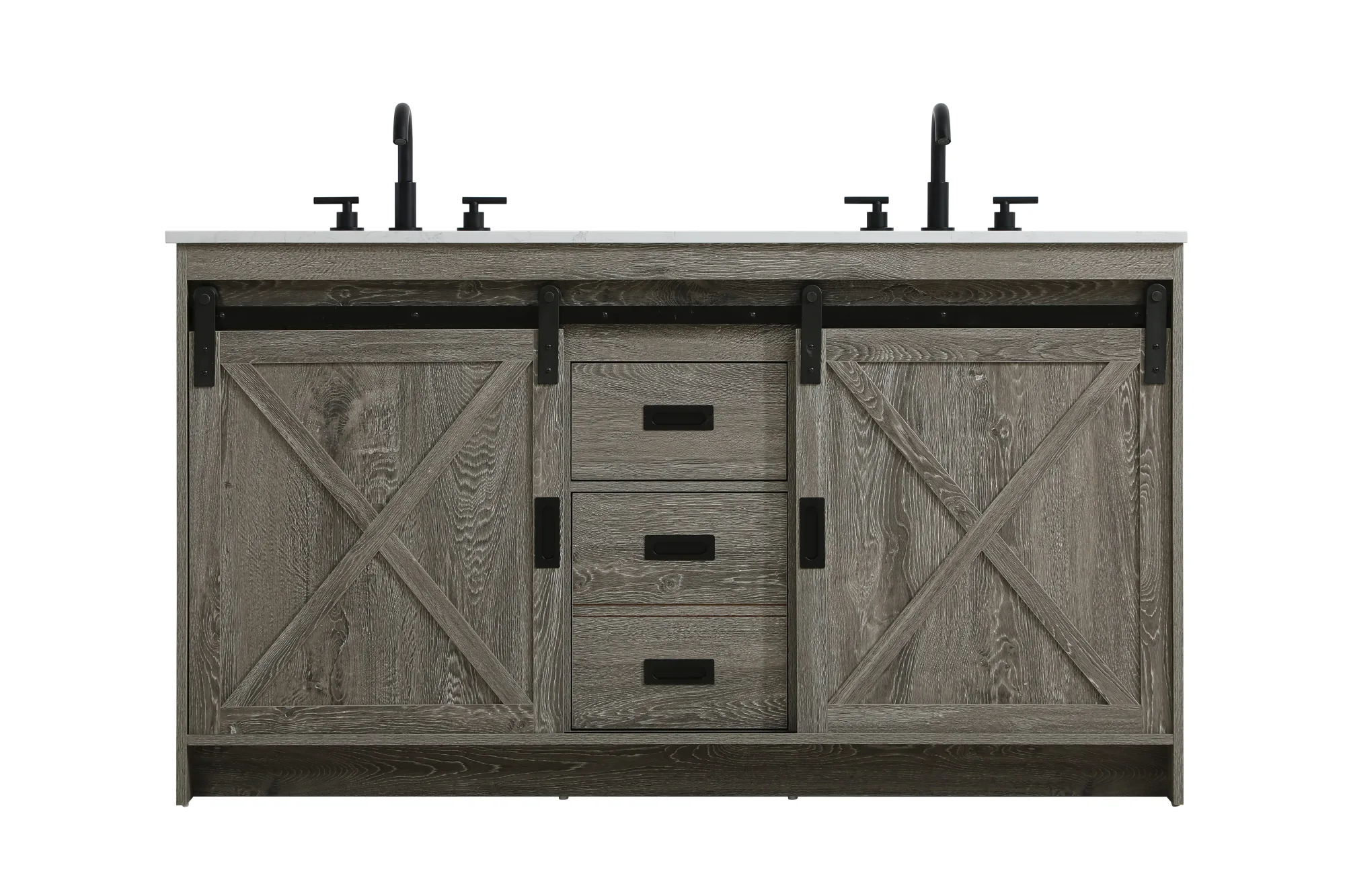 Austin Bathroom Vanity in Rustic Grey