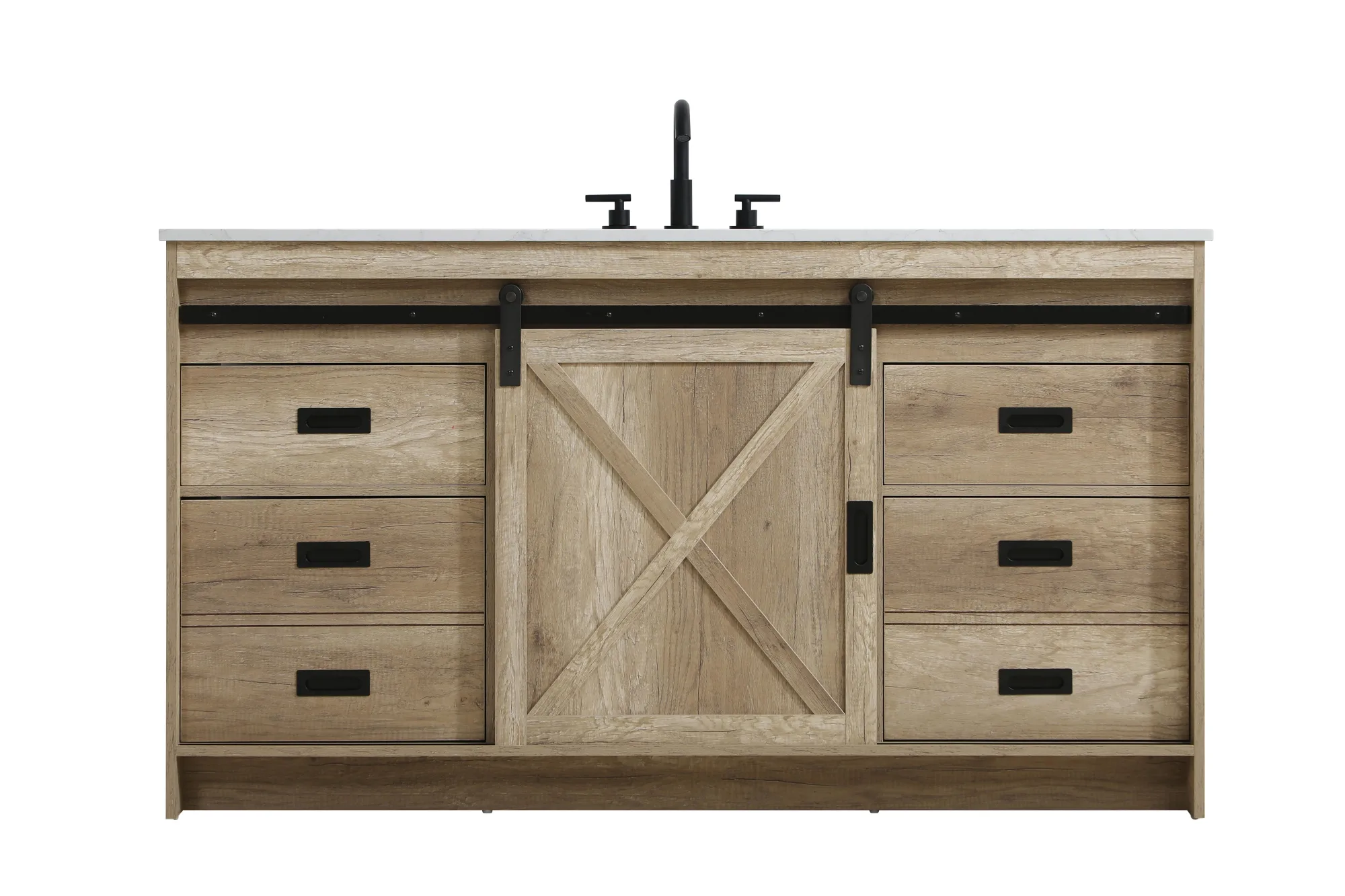 Austin Bathroom Vanity in Natural Oak
