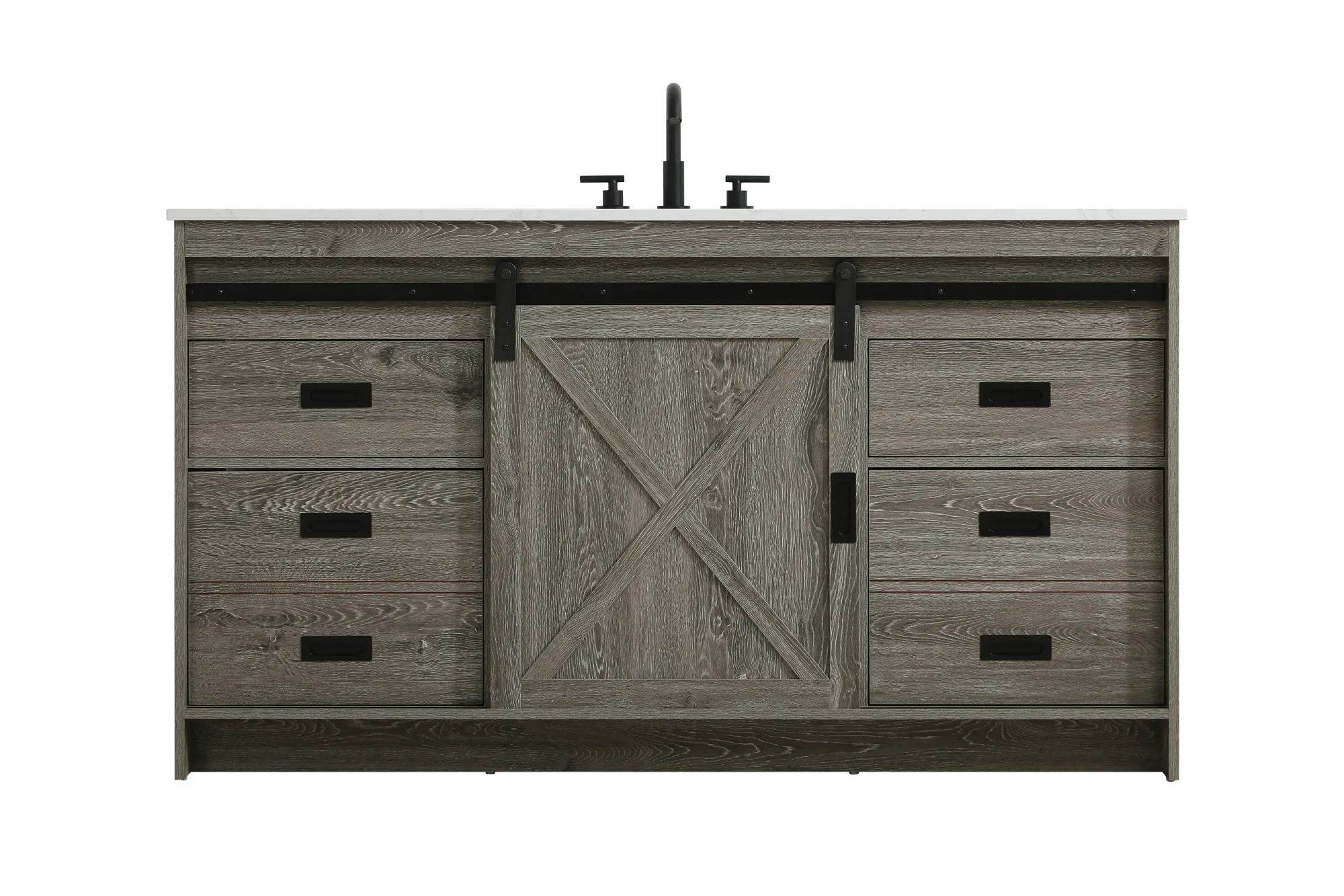 Austin Bathroom Vanity in Rustic Grey
