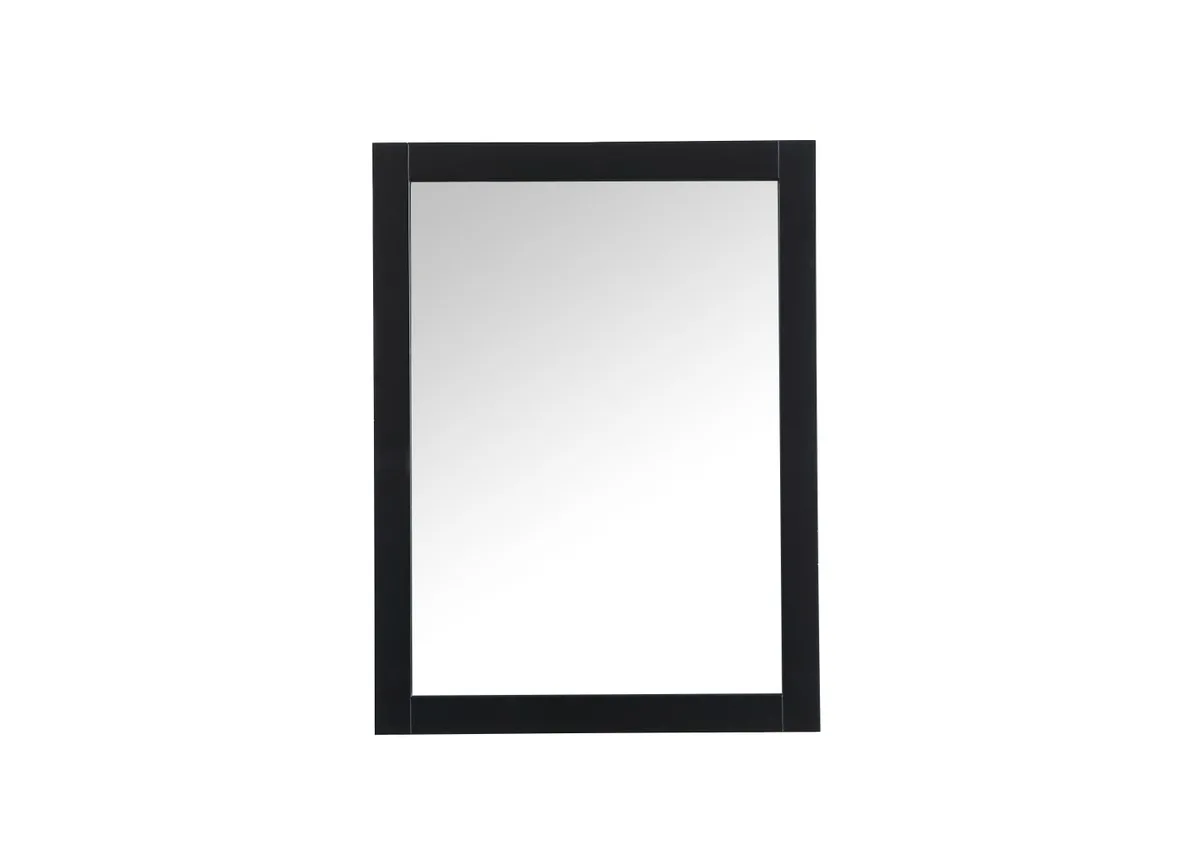 Aqua Vanity Mirror in black
