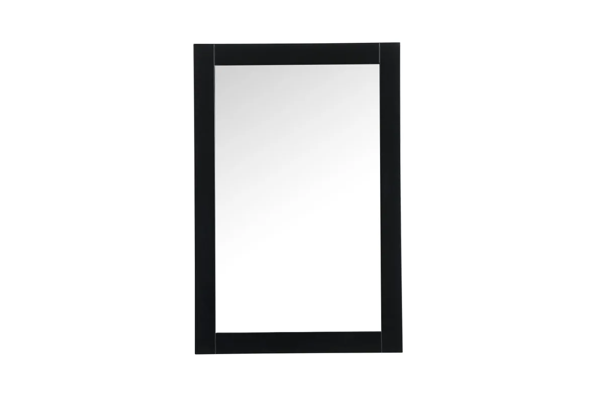 Aqua Vanity Mirror in black
