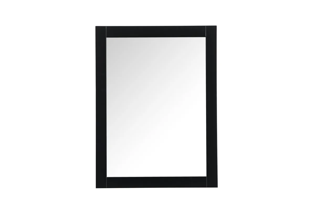 Aqua Vanity Mirror in black