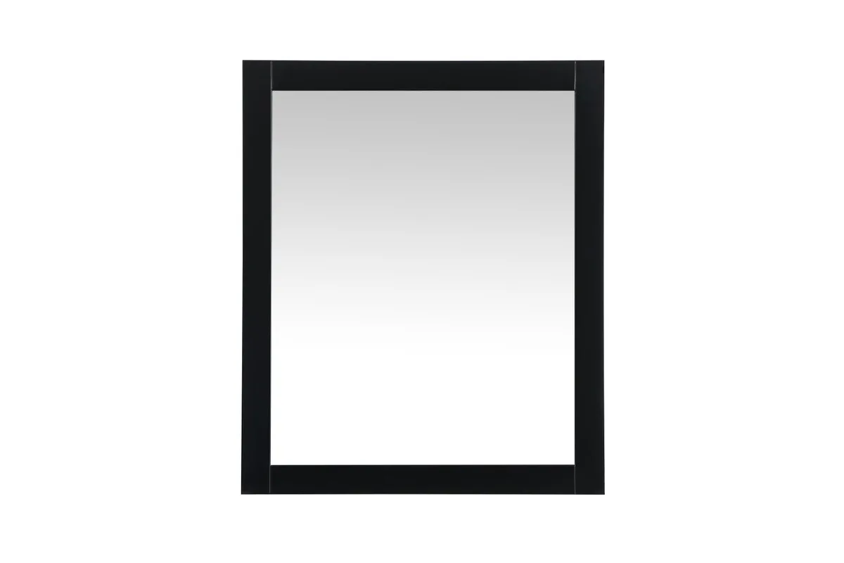Aqua Vanity Mirror in black