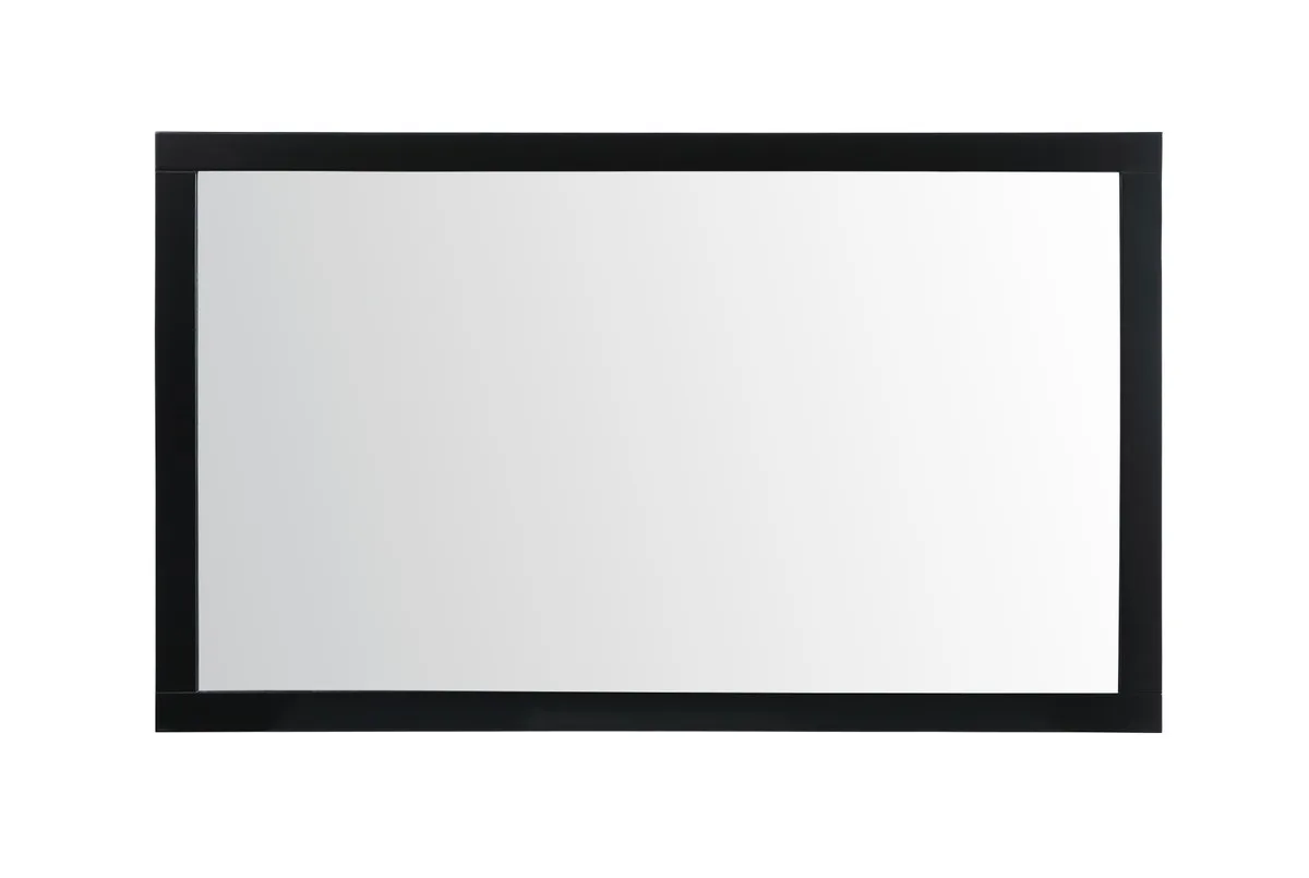 Aqua Vanity Mirror in black