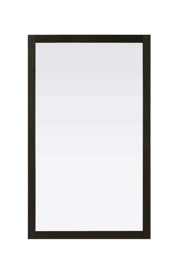 Specification Sheet
Dimensions
Width: 60"
Height: 36"
Depth: 1"
Specifications
Assembly Required: No
Distressed Finish: YES
Finish (Color): Chocolate Oak
Mirror Material: MDF
Frameless: No
Hardware Finish: Nickel
Harware Material: Iron
Mirror Frame Shape: Rectangle
Mirror Hanging Orientation: Vertical and horizontal
Mirror Mounting: Metal hanger
Mirror Type: wall mirror
Product Shape: Rectangle
Product Type: Decorative Mirrors
Product Warranty: 1 year limited
55
Wire Included: No
Shipment type: Oversized Ground