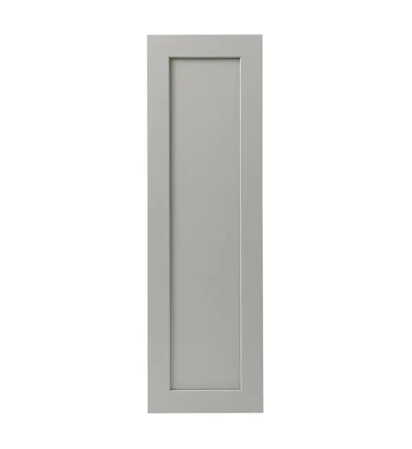 Specification Sheet
Dimensions
Length: 12"
Width: 39"
Height: 0.75"
Specifications
Assembly Required: Yes
Distressed Finish: No
Finish (Color): Grey
Door Frame: Rubberwood / panel: MDF
Product Shape: Rectangle
Product Type: Kitchen Wall End Panel
Product Warranty: 1 year limited
Weight: 5.5566
Wire Included: No
Shipment type: Small Parcel