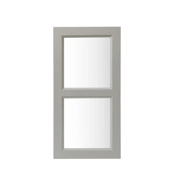 Specification Sheet
Dimensions
Length: 14.76"
Width: 0.75"
Height: 29.06"
Specifications
Assembly Required: Yes
Distressed Finish: No
Finish (Color): Grey
Rubberwood and Glass
Product Shape: Rectangle
Product Type: Kitchen Wall Mullion Door
Product Warranty: 1 year limited
Weight: 6.9237
Wire Included: No
Shipment type: Small Parcel