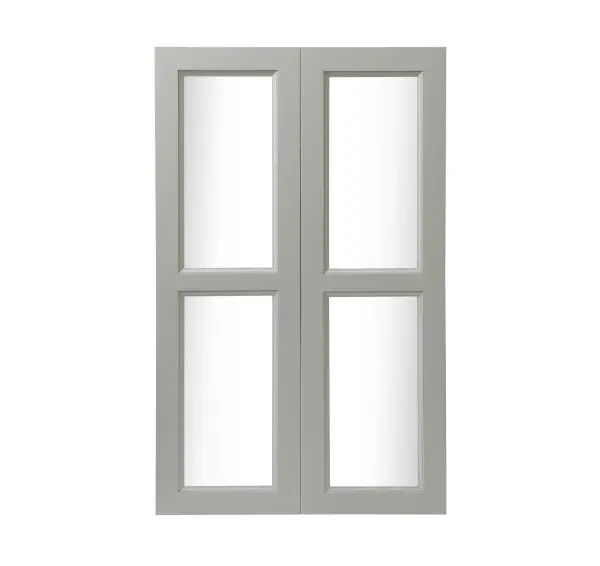 Specification Sheet
Dimensions
Length: 11.77"
Width: 0.75"
Height: 38.07"
Specifications
Assembly Required: Yes
Distressed Finish: No
Finish (Color): Grey
Rubberwood and Glass
Product Shape: Rectangle
Product Type: Kitchen Wall Mullion Door
Product Warranty: 1 year limited
Weight: 7.4088
Wire Included: No
Shipment type: Small Parcel