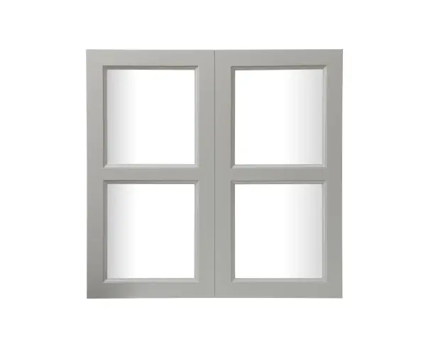 Specification Sheet
Dimensions
Length: 14.76"
Width: 0.75"
Height: 29.06"
Specifications
Assembly Required: Yes
Distressed Finish: No
Finish (Color): Grey
Rubberwood and Glass
Product Shape: Rectangle
Product Type: Kitchen Wall Mullion Door
Product Warranty: 1 year limited
Weight: 7.056
Wire Included: No
Shipment type: Small Parcel