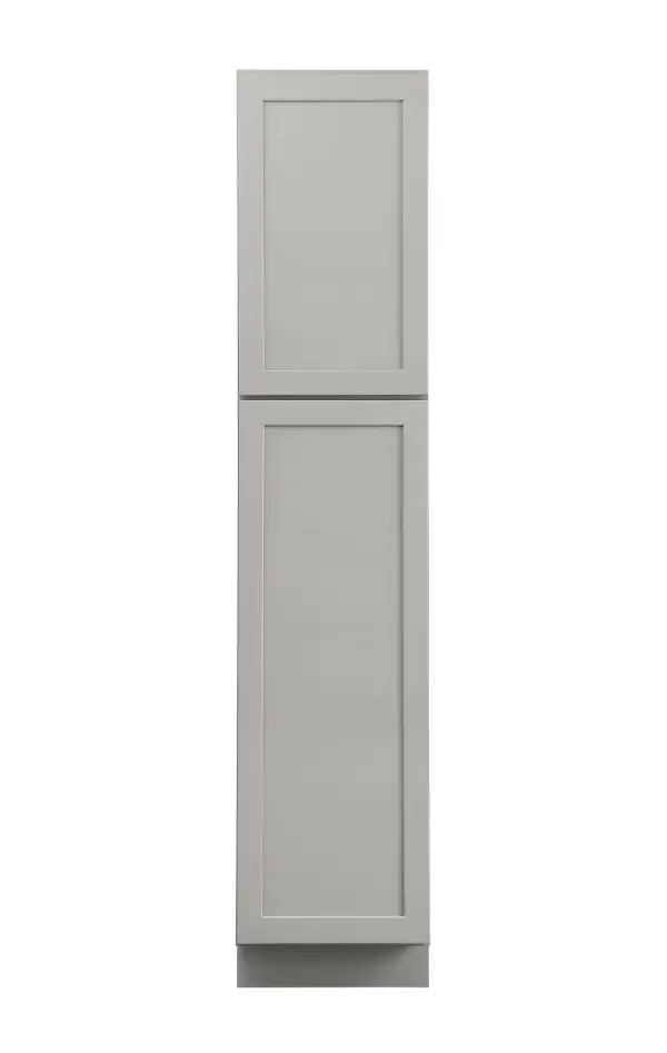 Installation Manual
Specification Sheet
Dimensions
Length: 18"
Width: 27"
Height: 84"
Specifications
Assembly Required: Yes
Distressed Finish: No
Finish (Color): Grey
Product Material: Rubberwood and Plywood
Product Shape: Rectangle
Product Type: Kitchen Pantry Base Cabinet
Product Warranty: 1 year limited
Weight: 114.7
Wire Included: No
Wood Type: Rubberwood
Shipment type: Small Parcel
Drawers
Drawers Included: No
Shelves
Number of Shelves: 4
