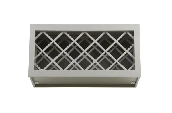 Installation Manual
Specification Sheet
Dimensions
Length: 30"
Width: 12"
Height: 15"
Specifications
Assembly Required: Yes
Distressed Finish: No
Finish (Color): Grey
Rubberwood and Plywood
Product Shape: Rectangle
Product Type: Kitchen Wine Rack Cabinet
Product Warranty: 1 year limited
Weight: 23.4
Wire Included: No
Wood Type: Rubberwood
Shipment type: Small Parcel
Drawers
Drawers Included: No