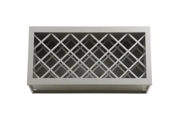 Installation Manual
Specification Sheet
Dimensions
Length: 36"
Width: 12"
Height: 18"
Specifications
Assembly Required: Yes
Distressed Finish: No
Finish (Color): Grey
Rubberwood and Plywood
Product Shape: Rectangle
Product Type: Kitchen Wine Rack Cabinet
Product Warranty: 1 year limited
Weight: 29.8
Wire Included: No
Wood Type: Rubberwood
Shipment type: Small Parcel
Drawers
Drawers Included: No