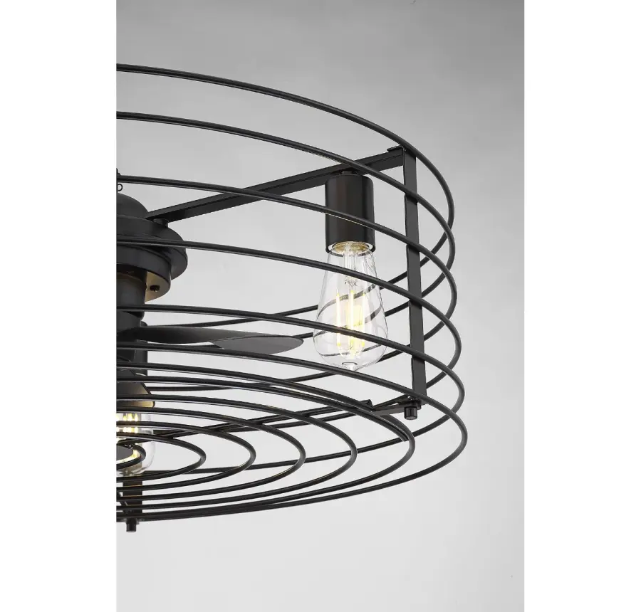 14" 3-Light Fan D'Lier in Oil Rubbed Bronze - Image 6