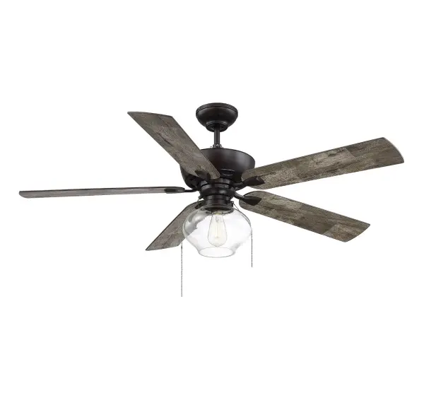 52" 1-Light Ceiling Fan in Oil Rubbed Bronze - Image 3