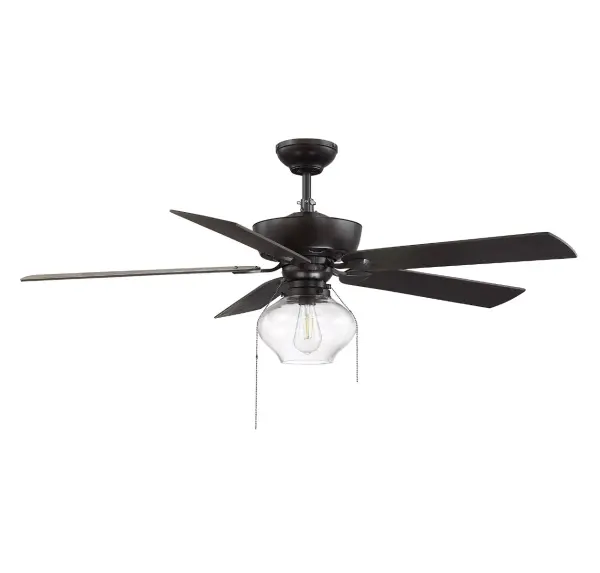 52" 1-Light Ceiling Fan in Oil Rubbed Bronze - Image 4