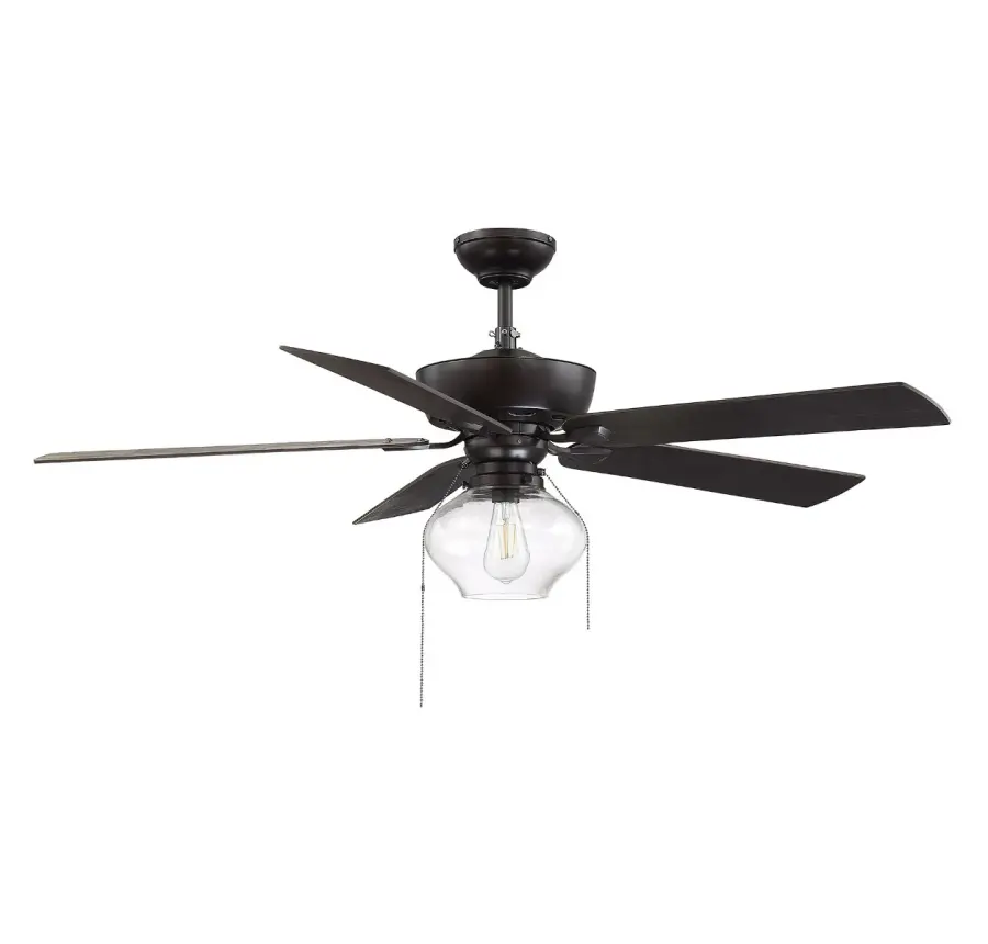 52" 1-Light Ceiling Fan in Oil Rubbed Bronze - Image 4