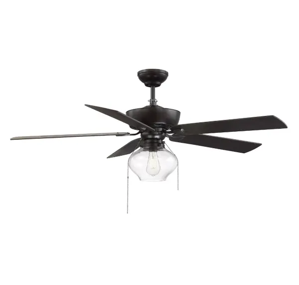 52" 1-Light Ceiling Fan in Oil Rubbed Bronze - Image 6