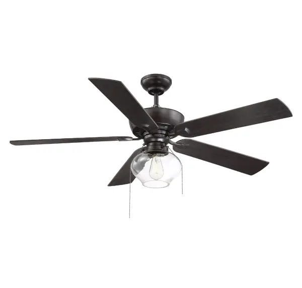 52" 1-Light Ceiling Fan in Oil Rubbed Bronze - Image 7