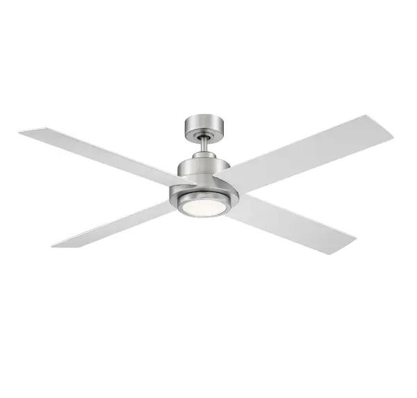 56" LED Ceiling Fan in Brushed Nickel - alternate view