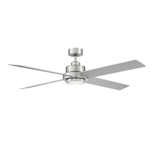 56" LED Ceiling Fan in Brushed Nickel - Image 3