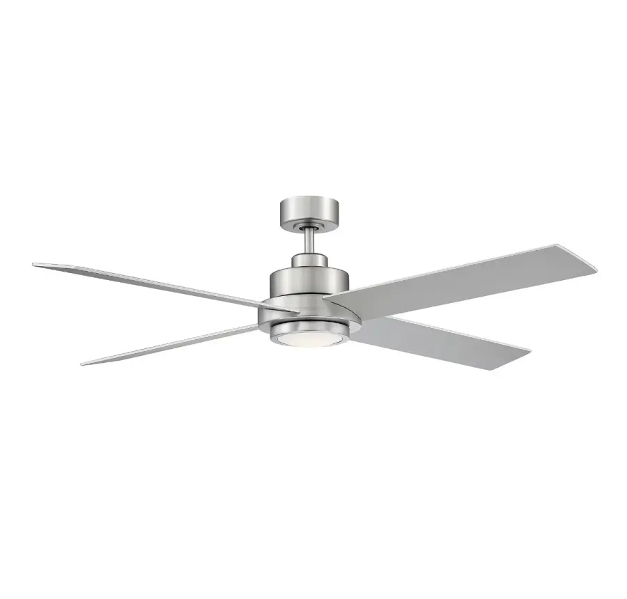56" LED Ceiling Fan in Brushed Nickel - Image 3