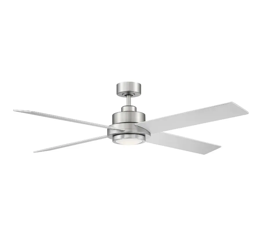 56" LED Ceiling Fan in Brushed Nickel - Image 4