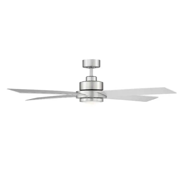 56" LED Ceiling Fan in Brushed Nickel - Image 8