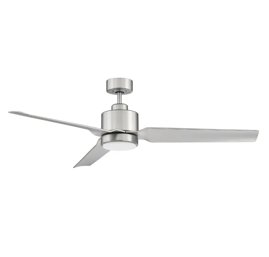 52" LED Ceiling Fan in Brushed Nickel - Image 1