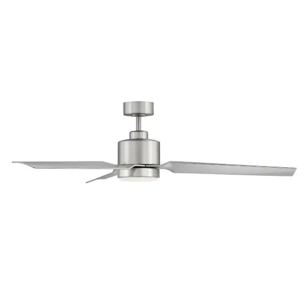 52" LED Ceiling Fan in Brushed Nickel - alternate view