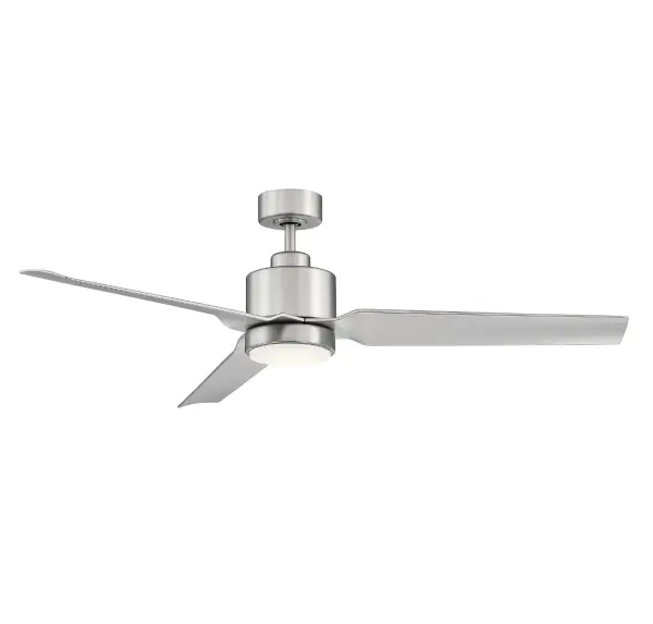 52" LED Ceiling Fan in Brushed Nickel - Image 3