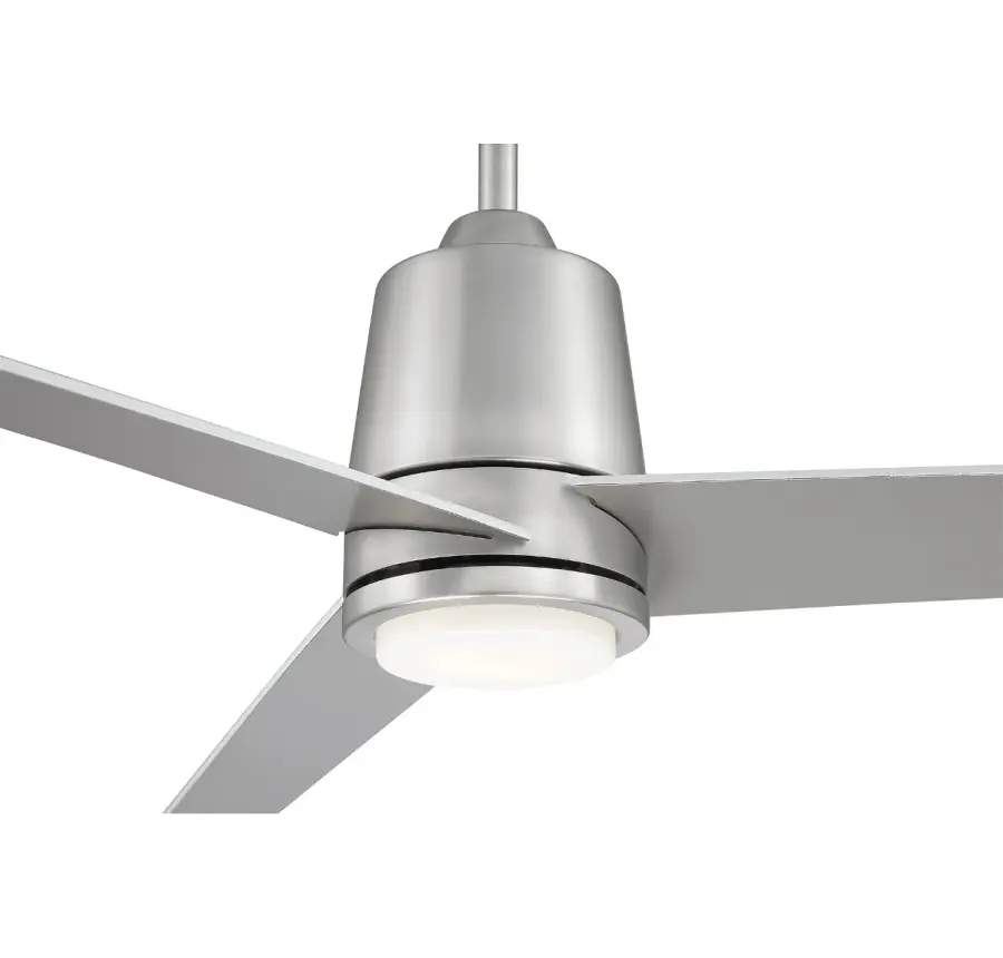 56" LED Ceiling Fan in Brushed Nickel - Image 3