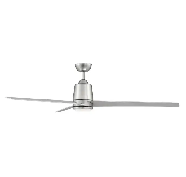 56" LED Ceiling Fan in Brushed Nickel - Image 6