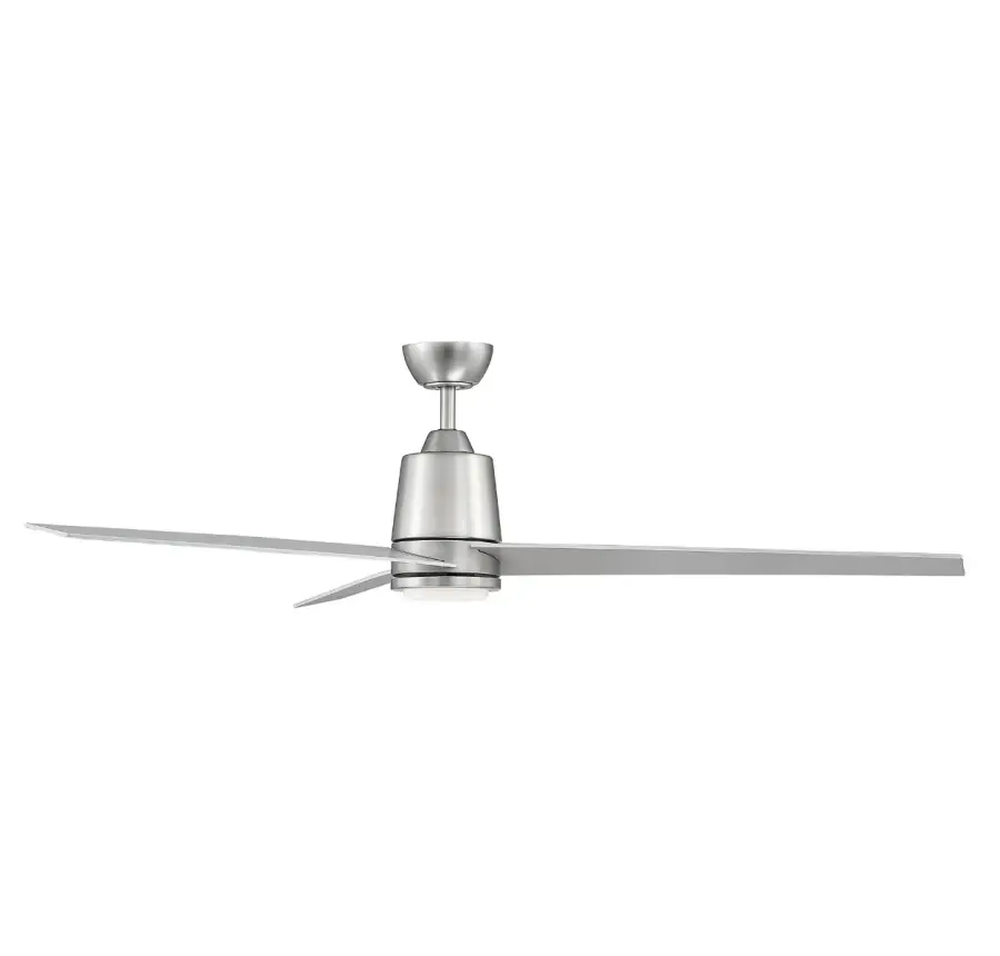 56" LED Ceiling Fan in Brushed Nickel - Image 6