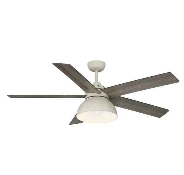 52" LED Ceiling Fan in Distressed White - Image 4
