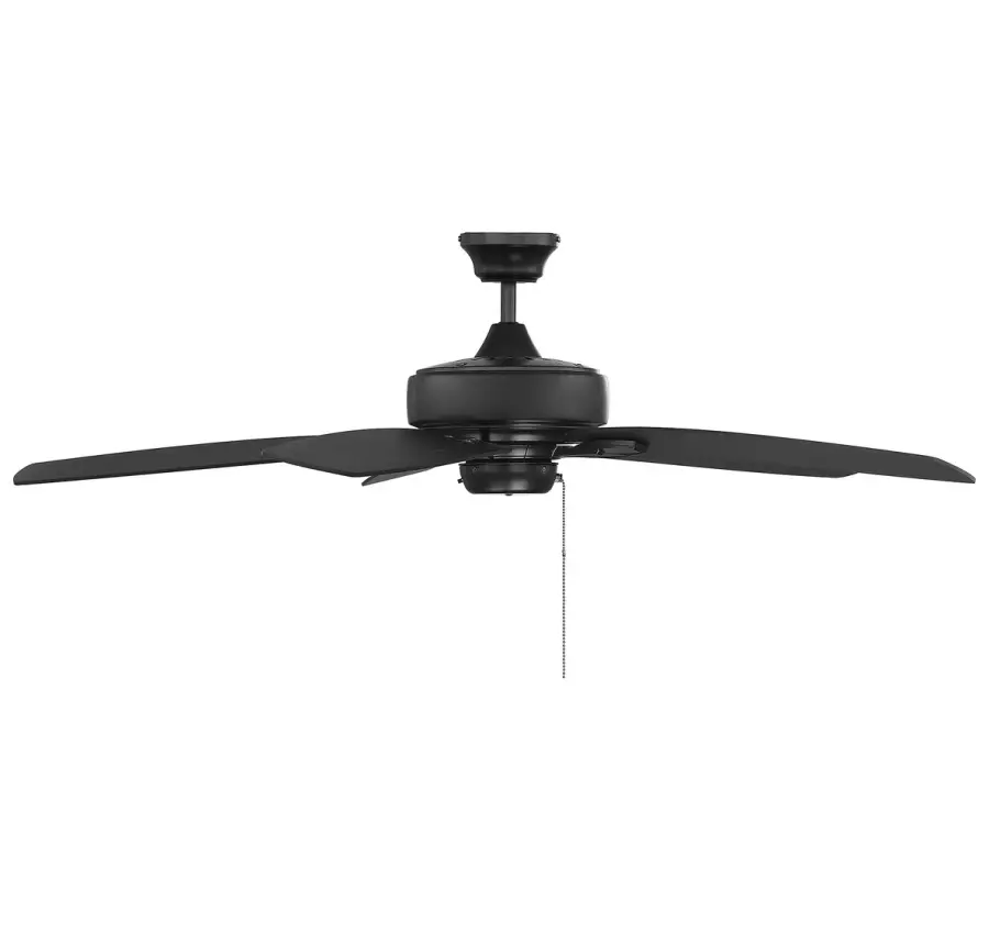 52" Ceiling Fan in Matte Black - Image 2