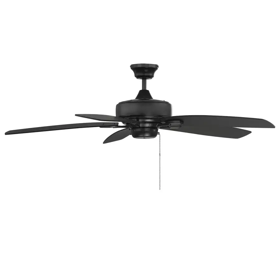 52" Ceiling Fan in Matte Black - Image 3