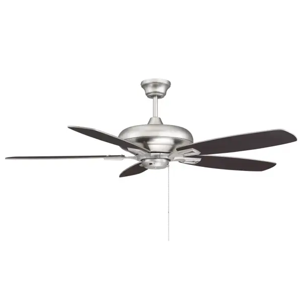 52" 2-Light Ceiling Fan in Brushed Nickel - alternate view