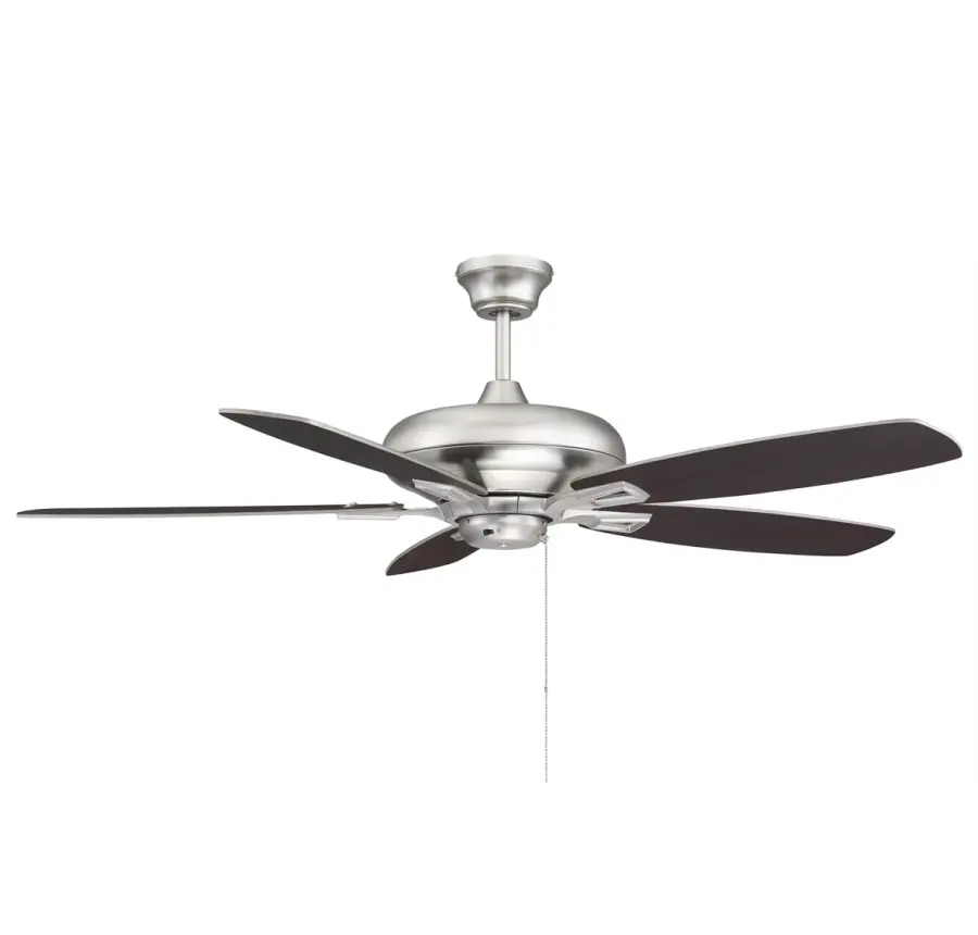 52" 2-Light Ceiling Fan in Brushed Nickel - Image 2