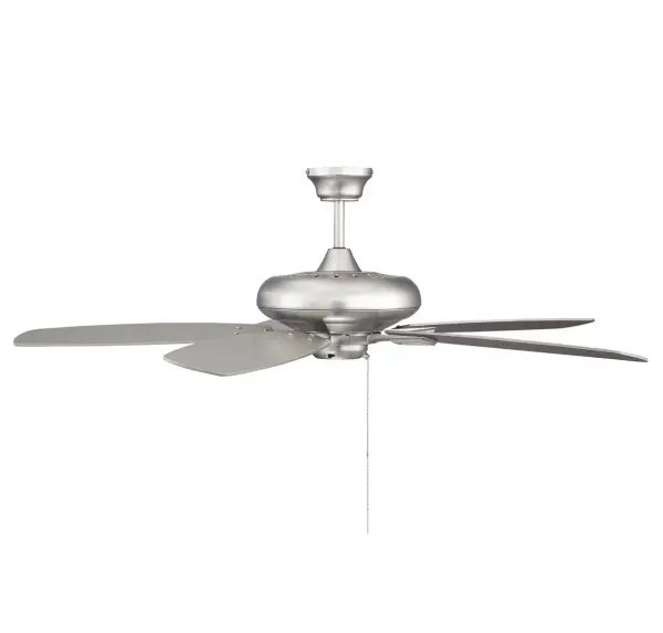 52" 2-Light Ceiling Fan in Brushed Nickel - Image 3