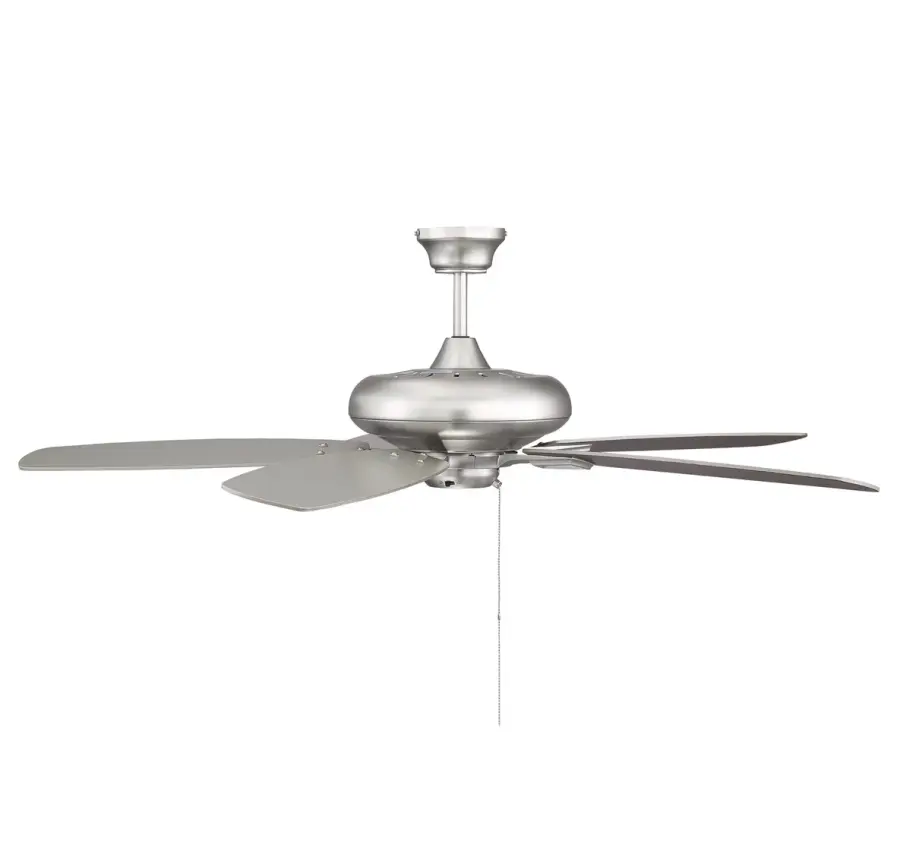 52" 2-Light Ceiling Fan in Brushed Nickel - Image 3