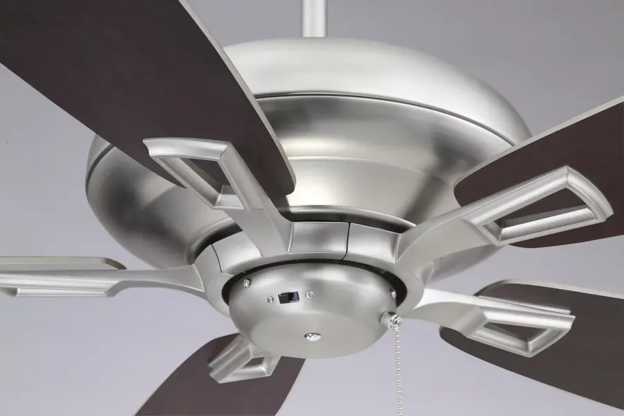 52" 2-Light Ceiling Fan in Brushed Nickel - Image 4