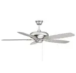 52" 2-Light Ceiling Fan in Brushed Nickel - Image 6