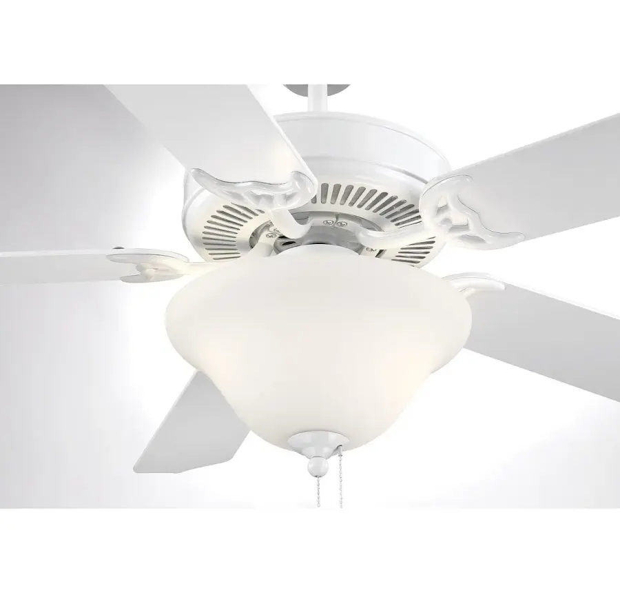 52" 2-Light Ceiling Fan in White - Image 5