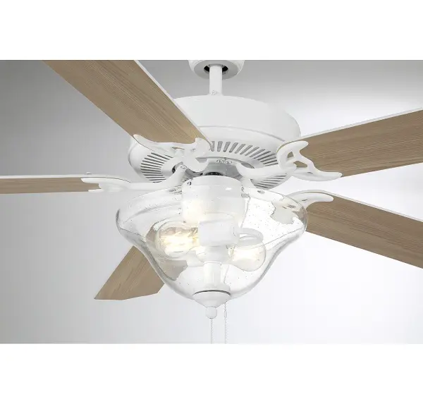52" 2-Light Ceiling Fan in Bisque White - Image 10