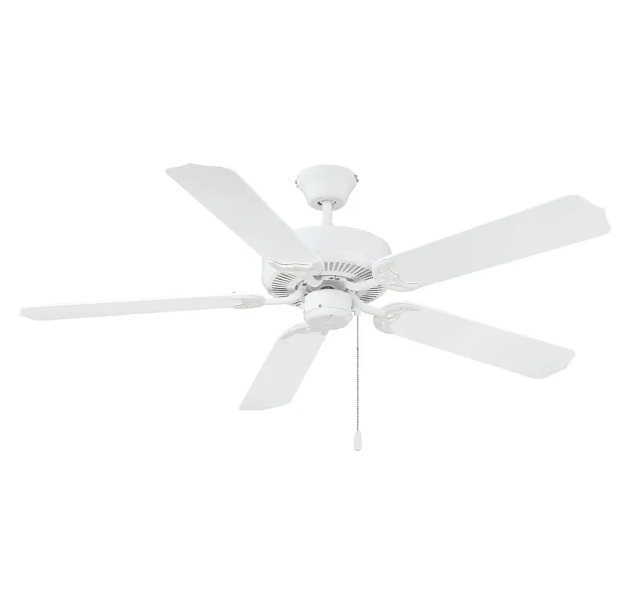 52" Outdoor Ceiling Fan in White - Image 1